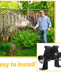 Compact Mini Self Priming Pump For Cordless Power Drills That Transfers Liquids Fast While Delivering A No Sweat Setup For Backyard Irrigation And Daily Home Tasks in use for watering plants.