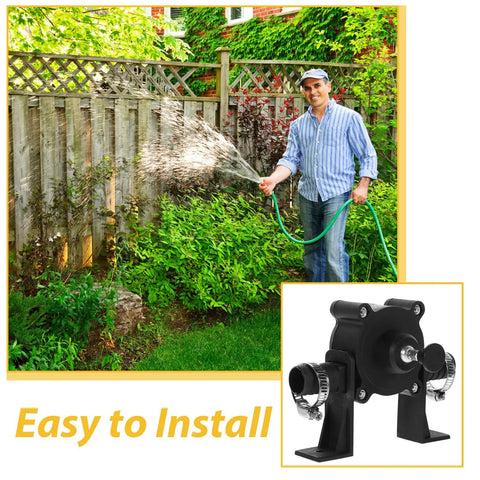 Compact Mini Self Priming Pump For Cordless Power Drills That Transfers Liquids Fast While Delivering A No Sweat Setup For Backyard Irrigation And Daily Home Tasks in use for watering plants.