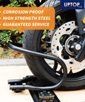Heavy-Duty Steel Wheel Chock For E-Track And X-Track Systems, Fits Up To 7-Inch Wide Motorcycle Tires, 1800 Lb Capacity