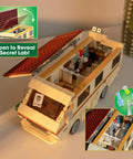 Breaking Bad RV Building Kit 477 Piece Dope Model Of Walter White Rolling Camper Van With Secret Lab Interior display