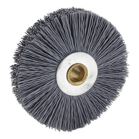 Beefy Deburring Brush For Key Cutting Machines Crimped Wire Wheel Scrub Nylon And Stainless Steel Replacement Carbon Steel Deburring