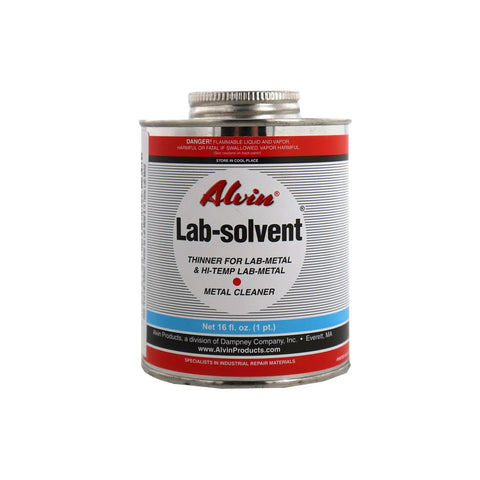 16 oz Lab-Solvent for Hi Temp Lab Metal Dent Repair Putty And Patching Compound Kit Metal Surface Repairs