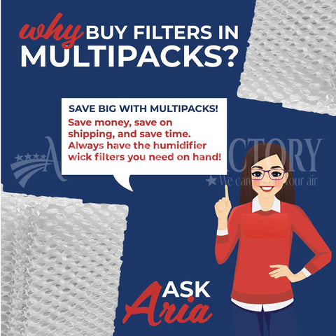 Humidifier Wick Filter Replacement For RCM 832 Two Pack Made In The USA Durable Paper Pulp Material For Maximum Wicking And Moisture Output Easy Swap DIY Friendly And Long Lasting Performance