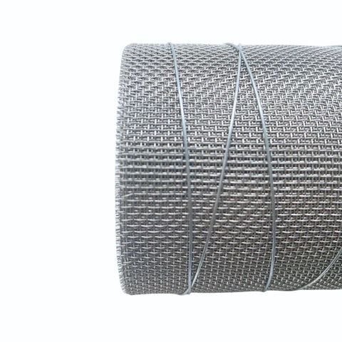 Stainless Steel 304 Wire Mesh Screen Roll Fifteen Point Five Inches by Ten Feet Built To Last Heavy Duty Durable Rust