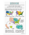Region poster from Six Poster Set Five Themes Of Geography For Social Studies Classrooms Teacher Approved Classroom Ready Includes Location Movement Human Environment Interaction Place Region And Summary Chart 12 By 18 Inches Made In USA.