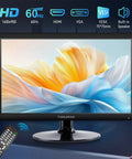 17.3 Inch HD Plus Monitor With HDMI VGA Built In Speakers 60Hz Refresh 5ms Response Time VESA Mountable Display with Remote