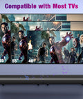 Powerful 100W Sound Bar You Can Split Into Two Towers For Real Movie Night With Bluetooth 5.3 ARC Optical And AUX Detachable