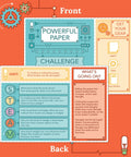 Hands-On STEM Challenges Learning Cards For Grades 2 To 5 Science Kits With Fun Facts And Real-World Projects Across Physical Life Earth And Space Science For Curious Kids, boxed cards for paper strength challenge