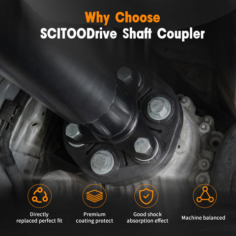 Drive Shaft Coupler Flex Joint Shaft Coupling With Bolts For Chrysler 300 2005-2010 And Dodge Challenger 2010-2011 Magnum 2005-2008 Charger 2006-2011 Replacement OEM 5127289AA 5144110015