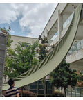 Durable Foldable Canvas Cargo Chute With Weather Resistant Build Ten By One And A Half Meter Size Loading And Unloading Slide Green