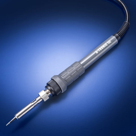 4010 XTS 2 Series 75 Watt Soldering Iron Station Pro Grade With Sleep Mode Calibration Function, close-up view on a blue surface.