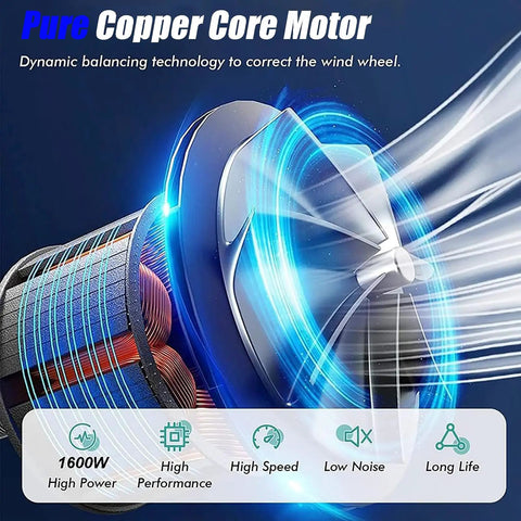 GFJYKDL Digital Bottle Capsule Sealer With Heat Shrink Gun And Lcd Control For Pvc Pp Po Film Adjustable Temp Up To 600 Degrees C, pure copper core motor, 1600W high power, dynamic balancing technology.