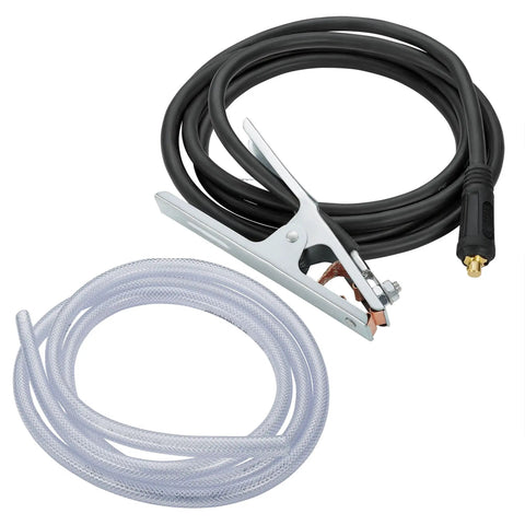 Cables and clamp for 3-In-1 50 Amp Plasma Cutter, 200 Amp TIG Welder And 200 Amp Stick Welder, Workhorse Welding And Cutting Combo