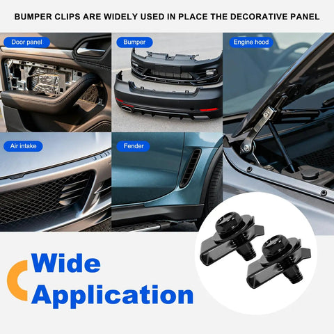 M6 1.0 Body Bolts And U Nuts Kit For Automotive Restoration And Repairs Includes 50 U Nuts And 50 Hex Head Bolts In A Handy Box