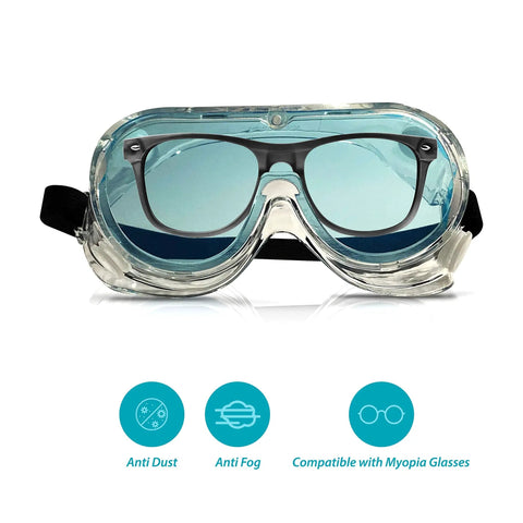 Heavy Duty Polycarbonate Safety Goggles With Splash Proof Lens And Straight Up Uv Blocking Slick Quick Adjust Frame That Slides Right Over Prescription Glasses For Honest Work Or Weekend Adventures