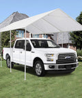 Truck under Heavy Duty Tarp 10x20 Ft Tarpaulin With 48 Ball Bungee Cords Waterproof Tear Resistant Cover Grommets