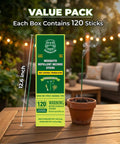 Outdoor Mosquito Repellent Incense Sticks, 120 Pack With Natural Citronella, Lemongrass And Rosemary Essential Oils, DEET Free, Pet Safe.