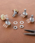 10 Pack Dope B10K Potentiometer 3 Pin 15mm Linear Ohm Variable Resistor for Volume and Light Control DIY Electronics Projects