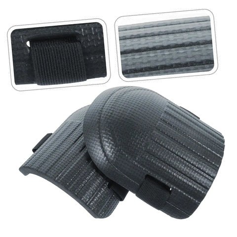 Hella Tough Dual Knee Guards For Mechanics And Tradesmen Job Site Ready Heavy Duty Protective Work Pads with textured hard shell