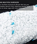 Close-up of multi-surface pet brush roll, showcasing textured fibers for CrossWave Max and HydroSteam vacuums.