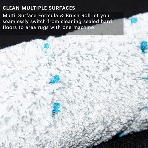 Close-up of multi-surface pet brush roll, showcasing textured fibers for CrossWave Max and HydroSteam vacuums.