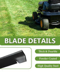 High Lift Mower Blades Set For 60 Inch Mowers All In One Blade Kit Heavy Duty Compatibility With Bad Boy Exmark Gravely Hustler Toro ZT60 CZT60