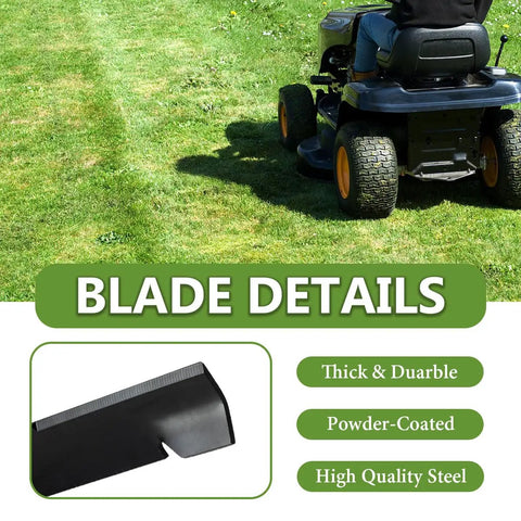 High Lift Mower Blades Set For 60 Inch Mowers All In One Blade Kit Heavy Duty Compatibility With Bad Boy Exmark Gravely Hustler Toro ZT60 CZT60