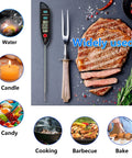 Digital Water Thermometer For Water And Liquids Candles And Cooking, Instant Read Food Thermometer Waterproof IPX7 With Long Probe T101