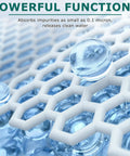 Close-up of 1043 Super Wick Humidifier Filter 2 Pack Replacement showing honeycomb structure with water droplets