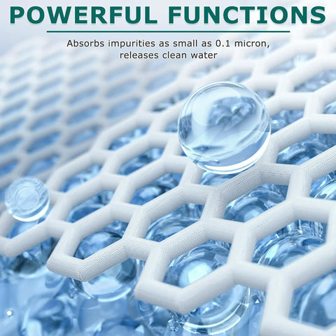 Close-up of 1043 Super Wick Humidifier Filter 2 Pack Replacement showing honeycomb structure with water droplets