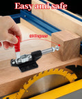 4 Pack Push Pull Toggle Clamps Delivering Badass 500 Lb Holding Power With Quick Release Stroke Action Heavy Duty Professional Grade For Woodworking And Welding Projects using lever on wooden block.