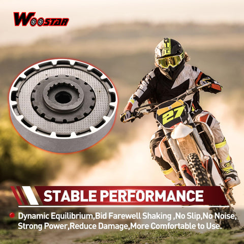 18 Teeth Manual Clutch Assembly Replacement For 50cc 70cc 90cc 110cc 125cc Chinese Dirt Pit Bikes Fits Taotao Hellcat 125cc Pocket Bikes And Similar Mini Dirt Bikes Durable 115mm Diameter For Easy Install