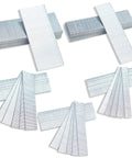 Assorted sizes of 18 Gauge Galvanized Brad Nails for nail gun, rust-resistant, high tensile strength, 5000 count, for pneumatic and electric nailers.