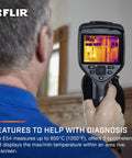 Pro Grade Thermal Imaging Camera With 24 Degree Lens, 320 By 240 Infrared Resolution, Minus 20 To Plus 650 Celsius Range, MSX