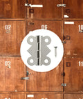 Nickel Plated White Butterfly Cabinet Hinges 180 Degree 48 Pack shown against wooden doors with screws.