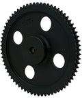 Beefy Roller Chain Sprocket For Dual Strand Type C Hub Reboreable 60 Chain Size Three Quarters Inch Pitch With Seventy Six Teeth