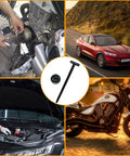 Heavy Duty Nylon Cable Tie Buckle Kit With Pin And Button on various car and motorcycle repairs and UV resistant black zip ties