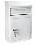 Locking Key Drop Box Wall Mounted For Biz With Tubular Lock And Baffle To Prevent Fishing Large Mail Slot Drop Box For Doors And Keys