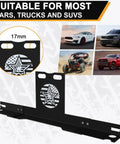 Wheel Alignment Tool With Imperial Tape Measure No Caliper Removal Upgrade Automotive Alignment Kit That Lets You Align Without Removing Calipers Heavy Duty Stainless Steel Toe Plates For Most Cars Trucks And SUVs shown with vehicles