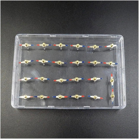 Magnetic Field Demonstration Plate Teaching Kit for Physics Class, transparent cuboid display with 24 steel needles