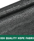 Close-up of Forty Percent Shade Cloth Six Point Five by Ten Feet Breathable HDPE Mesh Sun Shade Tarp showing texture and material