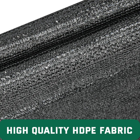 Close-up of Forty Percent Shade Cloth Six Point Five by Ten Feet Breathable HDPE Mesh Sun Shade Tarp showing texture and material