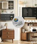 Four Pack Colorful Wildflower Stained Glass Cabinet Knobs For Kitchen And Bath displayed on furniture in different rooms