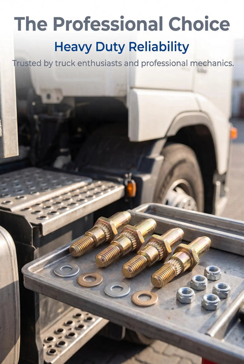 Fix Your Chevy Truck Doors Like An Ace With This Durable 4 Sets Door Hinge Pin And Bushing Repair Kit For Silverado Or Sierra Models Made To Make The Ride Feel Fresh Again. 4 brass hinge pins, washers, and nuts on truck step