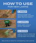 How to use Kickstart Your Dream Yard With This Sun And Shade Grass Seed Mix for new lawns: soil prep, seed application, and raking.