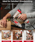 Pin Nailer Kit With The Workhorse 6000 Galvanized 23 Gauge Pins Ranging From One Half To One And Three Eighths Inches in use