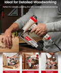Pneumatic 23 Gauge Pin Nailer Bundle With 10000 Piece Galvanized Pins for detailed woodworking tasks like cabinets and moldings.