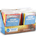 Disposable Rain Ponchos Bulk Pack For Adults And Teens, Emergency Waterproof Rain Gear In Assorted Colors, Case Of 100
