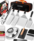 33Piece Griddle Accessories Kit For Blackstone Flat Top Grill Includes Cooling Rack Melting Dome Spatulas and More