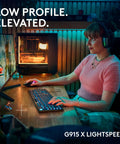 Full Size Wireless Gaming Keyboard Featuring Legit Clicky Switches And Seamless Tri Mode Pairing For PC Gamers Seeking Zero Latency Delays And Truly Smooth Customization Flow, viewed at a desk with a monitor and gaming setup.